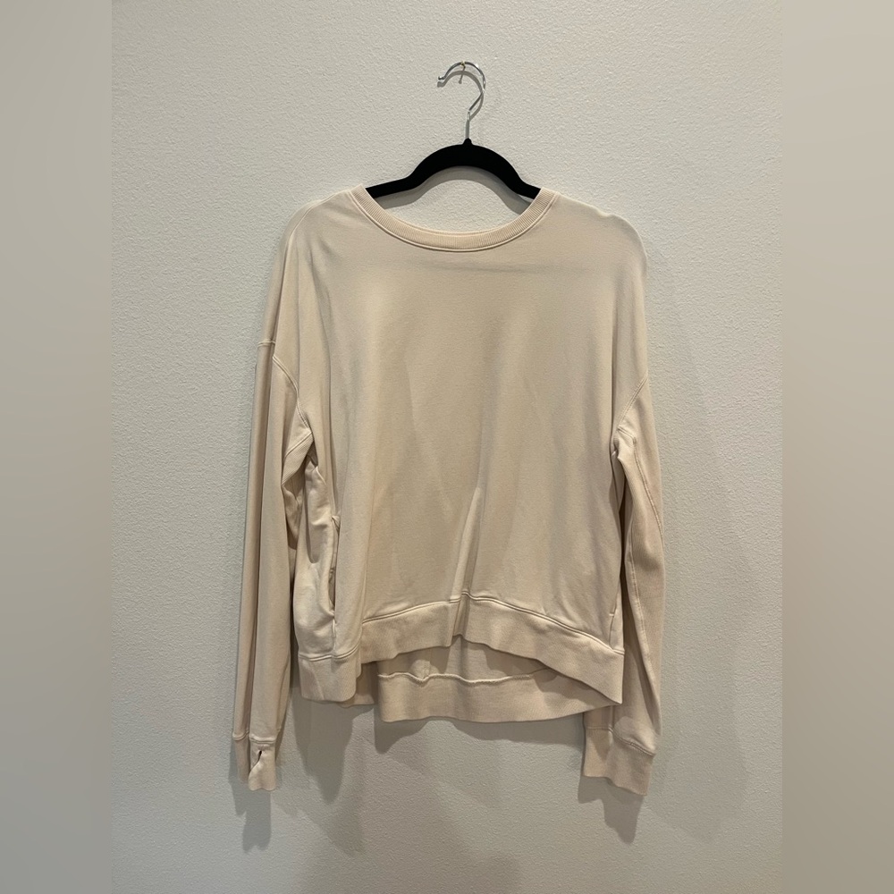 Cream Women's Top With Pockets!